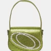 The Tonic Cracked Lime Pu Diamante Mini Grab Bag