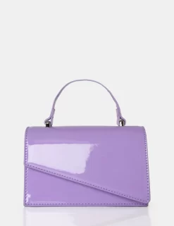 The Penny Lilac Patent Mini Bag