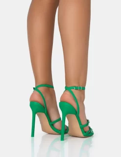 Sweetest Green PU Strappy Heart Buckle Square Toe Stiletto Heels -Chic Step Shop 771A2580 a12d0420 7c6c 4b1c aed2 792f6ecc9b8e scaled