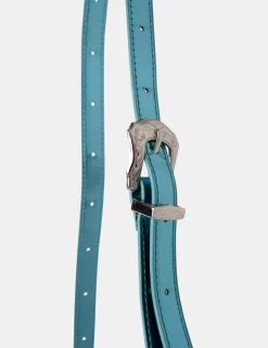 The Kass Metallic Blue Western Adjustable Shoulder Crossbody Bag 5 The Kass Metallic Blue Western Adjustable Shoulder Crossbody Bag -Chic Step Shop 771A3015 scaled