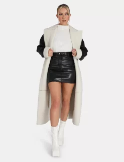 Button Waist Pu Mini Skirt Black -Chic Step Shop 771A41241 2d7af1ad ae00 454f a83b c555e8e4b0d9