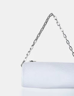 The Claudia White Croc Shoulder Bag -Chic Step Shop 771A4881 scaled