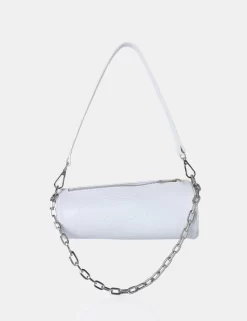 The Claudia White Croc Shoulder Bag -Chic Step Shop 771A4886 scaled