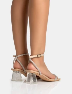 Joselyn Wide Fit Nude Pu Diamante Barely There Perspex Mid Heels -Chic Step Shop 771A5463 09f6e21c 37eb 45c4 9f0f 7718a2453268 scaled