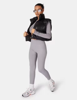 Kaiia Premium Rib Seamless Leggings Grey -Chic Step Shop 771A5718