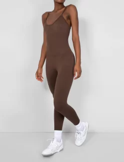Seamless Unitard Jumpsuit Brown 8 Seamless Unitard Jumpsuit Brown -Chic Step Shop 771A5730 scaled