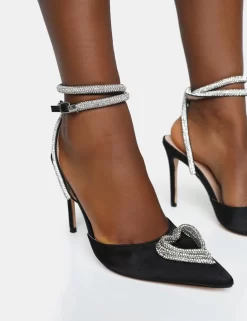 Cupid Black Satin Diamante Heart Wrap Around Pointed Toe Stiletto Heels 8 Cupid Black Satin Diamante Heart Wrap Around Pointed Toe Stiletto Heels -Chic Step Shop 771A6724 scaled