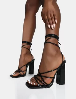 Nyla Black Patent Strappy Lace Up Square Toe Block Heels 8 Nyla Black Patent Strappy Lace Up Square Toe Block Heels -Chic Step Shop 771A6788 7e425344 ef35 4140 8a67 73a2c0ab1cd3 scaled
