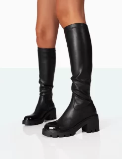 Fletch Black Pu Chunky Sole Over The Knee Boot 6 Fletch Black Pu Chunky Sole Over The Knee Boot -Chic Step Shop 771A7051 aa424b1c 6ab7 49c3 9437 17149de31dc7