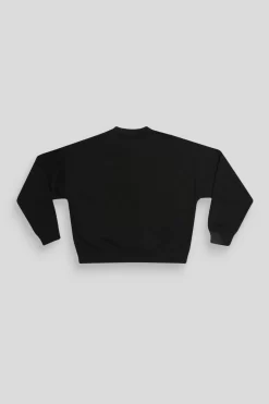 Hawaii Embroidered Sweatshirt Black -Chic Step Shop 771A7057 scaled