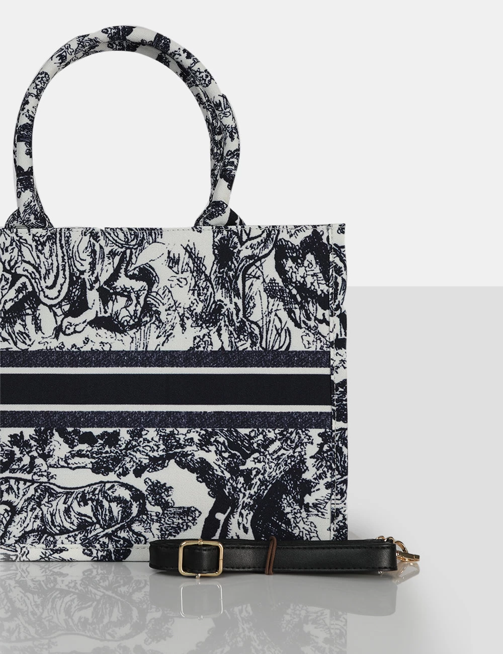 The Billie Canvas Navy Tote Bag 3 The Billie Canvas Navy Tote Bag - Image 3