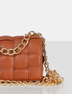 The Brodie Tan Premium Woven Shoulder Bag 5 The Brodie Tan Premium Woven Shoulder Bag -Chic Step Shop 771A7830copy