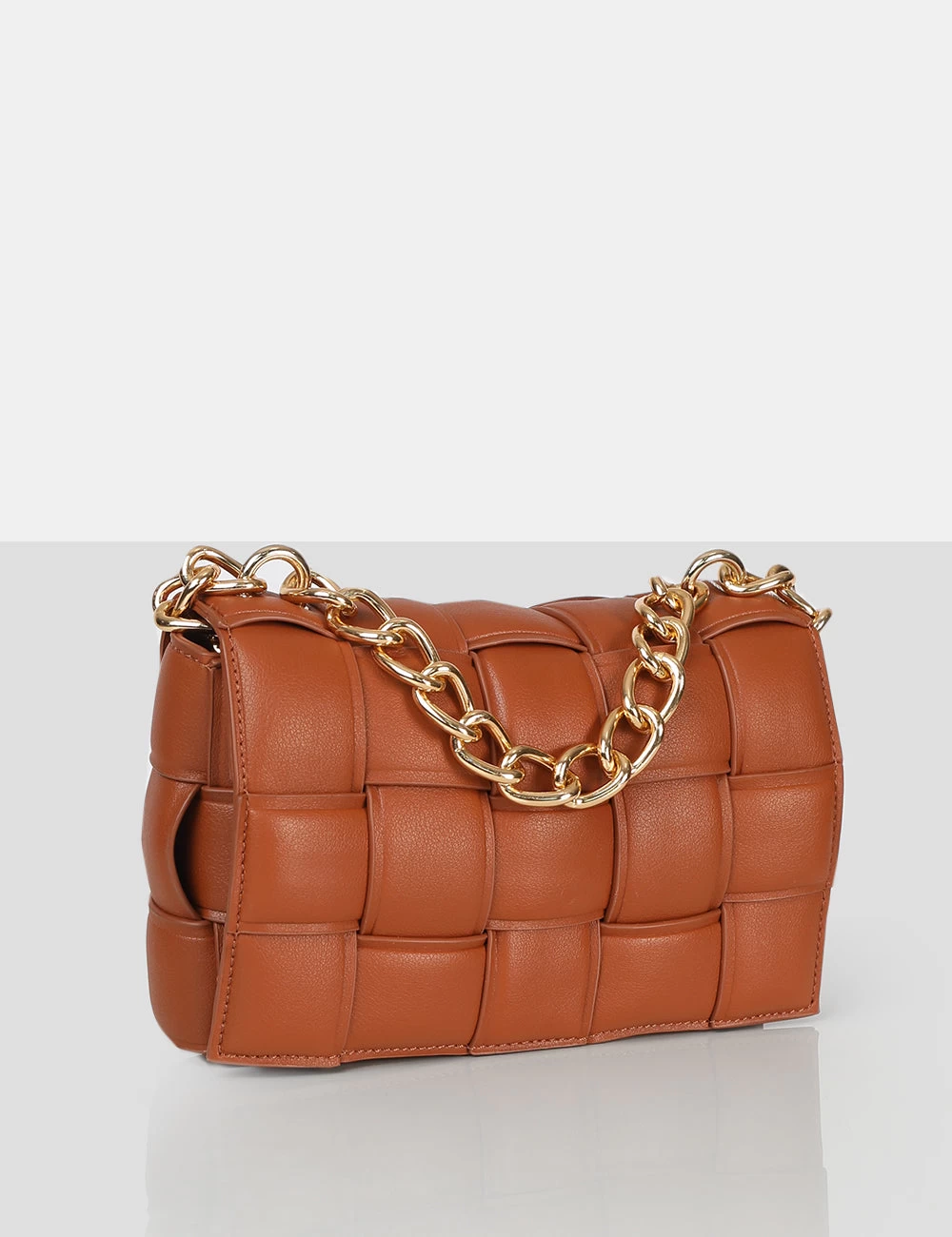 The Brodie Tan Premium Woven Shoulder Bag 2 The Brodie Tan Premium Woven Shoulder Bag - Image 2