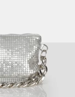 The Lincoln Silver Chainmail Mini Grab Bag -Chic Step Shop 771A7907copy