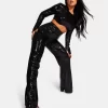 Ultimate Sequin Wide Leg Trouser Black