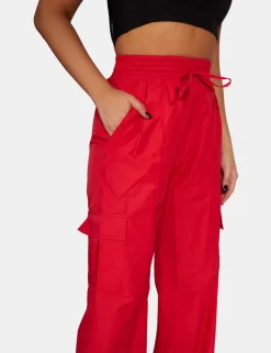 Split Hem Cargo Trousers Red 9 Split Hem Cargo Trousers Red -Chic Step Shop 771A98532Feb2320171 scaled