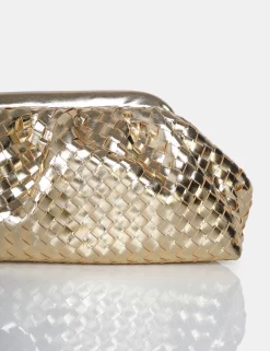 The Project Metallic Gold Weave Clutch Bag -Chic Step Shop 8 14c131d8 c9f1 4d93 929d fdf55ff4d8f1 scaled