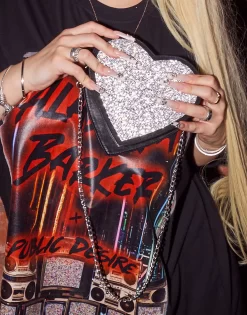 The Phillippa Black PU Diamante Bag -Chic Step Shop Alabama x PD Shot 10 1497