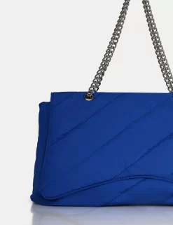 The Laina Blue Nylon Tote Bag -Chic Step Shop IMG 0974 scaled