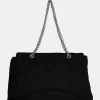 The Laina Black Nylon Tote Bag