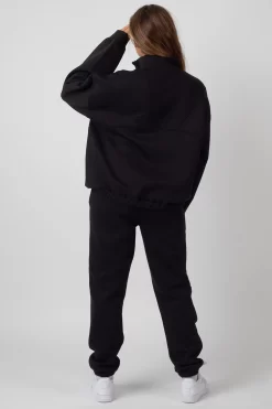 90S Oversized Joggers Black -Chic Step Shop MJOG0005 3