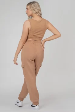 Cargo Joggers Biscuit -Chic Step Shop MJOG00133