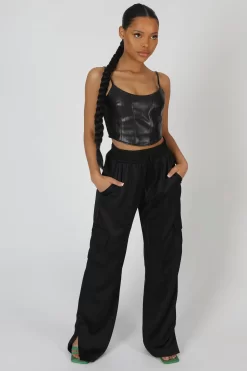 Seam Pu Corset Top Black 13 Seam Pu Corset Top Black -Chic Step Shop StudioSession 278 3 scaled