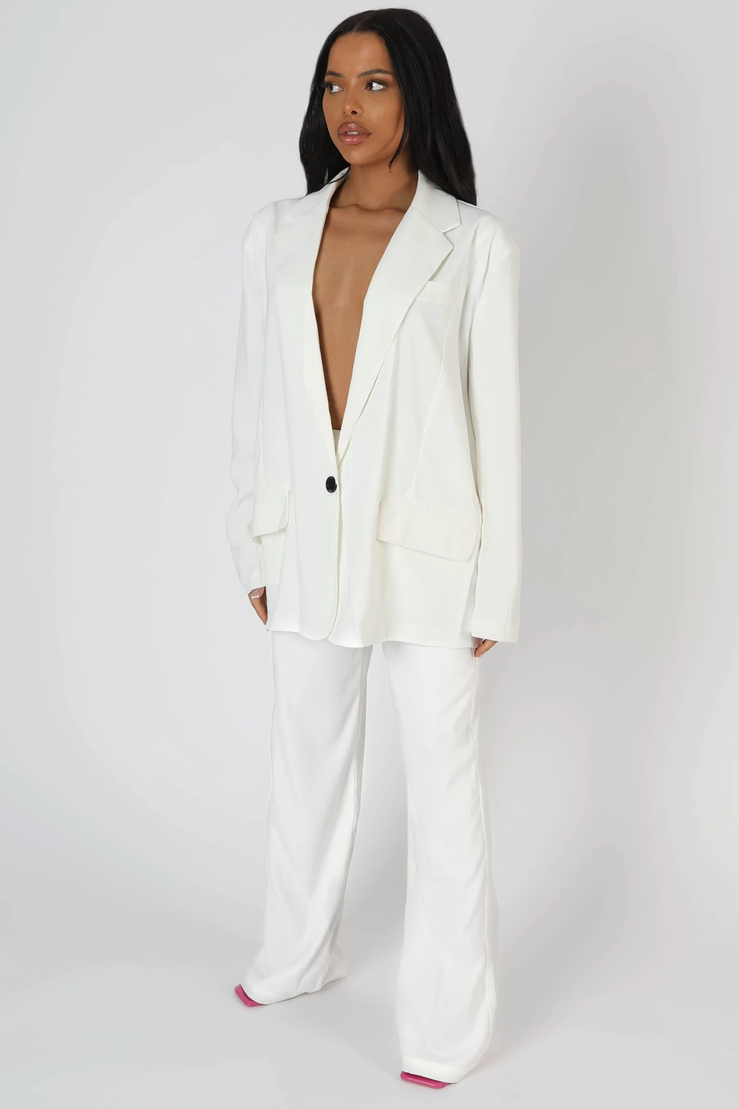 Dad Trouser White 2 Dad Trouser White - Image 2