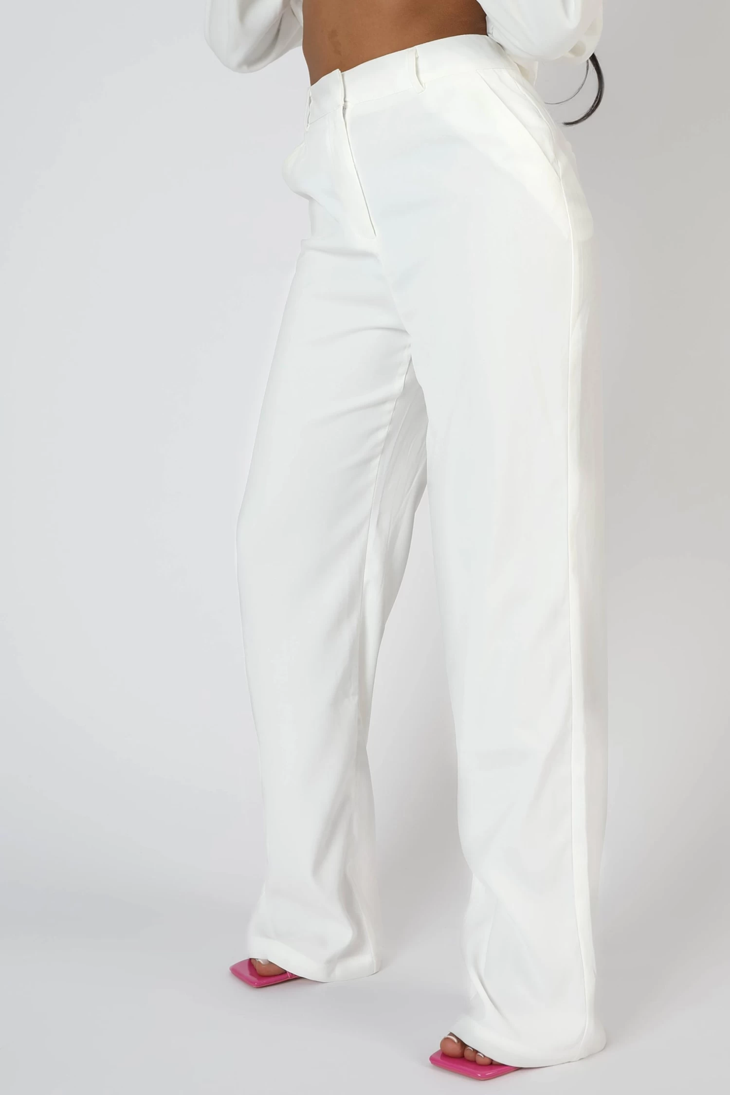 Dad Trouser White 4 Dad Trouser White - Image 4