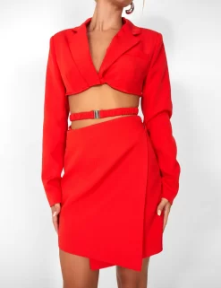 Public Desire Kaiia Wrap Waist Mini Blazer Dress In Red 15 Public Desire Kaiia Wrap Waist Mini Blazer Dress In Red -Chic Step Shop casey03.083885 scaled