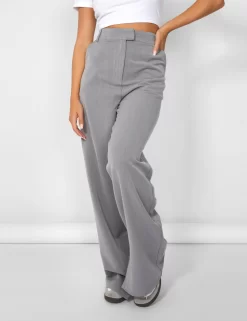 Kaiia Tailored Trousers Grey -Chic Step Shop casey03.084974copy
