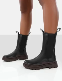 Cherry Black Chunky Sole Chelsea Ankle Boots 6 Cherry Black Chunky Sole Chelsea Ankle Boots -Chic Step Shop detail 3de5d190 b470 41a5 8fce ea84ee3e60ad