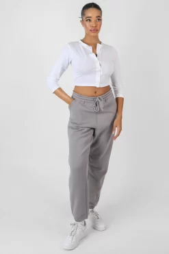 Oversized Drawstring Joggers Grey -Chic Step Shop kaiia11.10 748