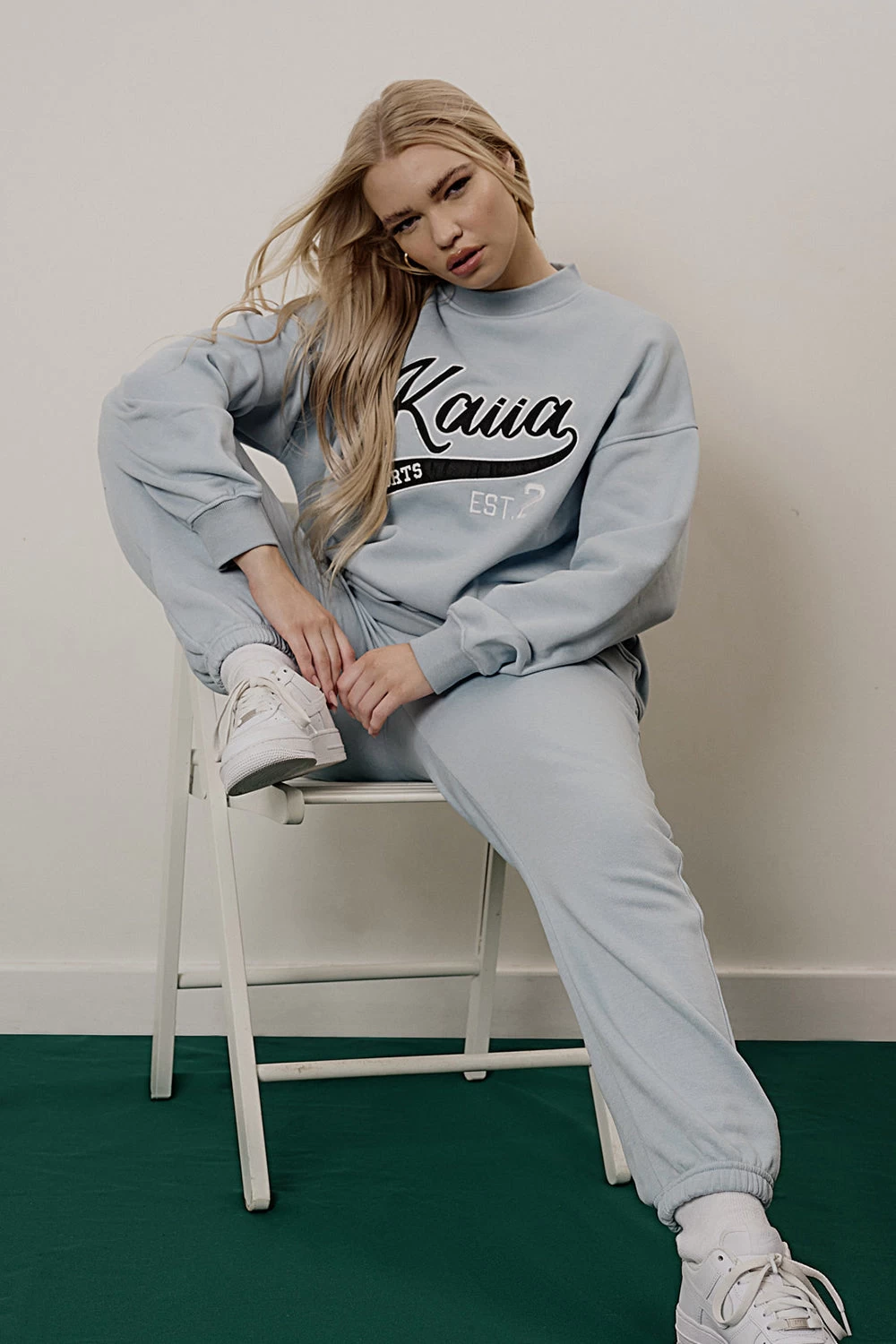 Varsity 90'S Joggers Ice Blue 1 Varsity 90'S Joggers Ice Blue