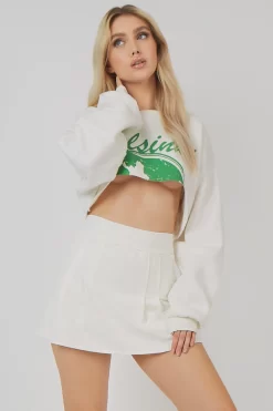 Tennis Skirt White 9 Tennis Skirt White -Chic Step Shop mski00098 1473